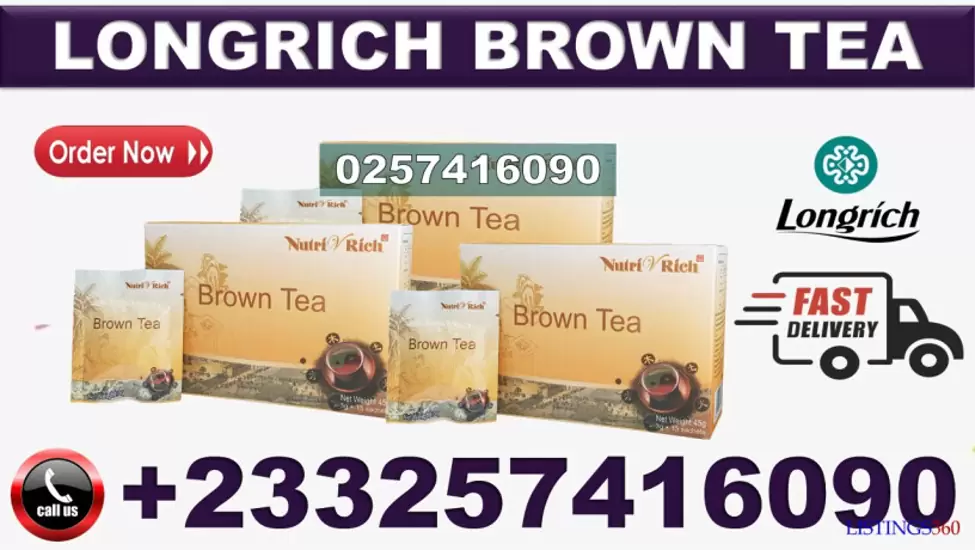 Longrich brown tea in accra