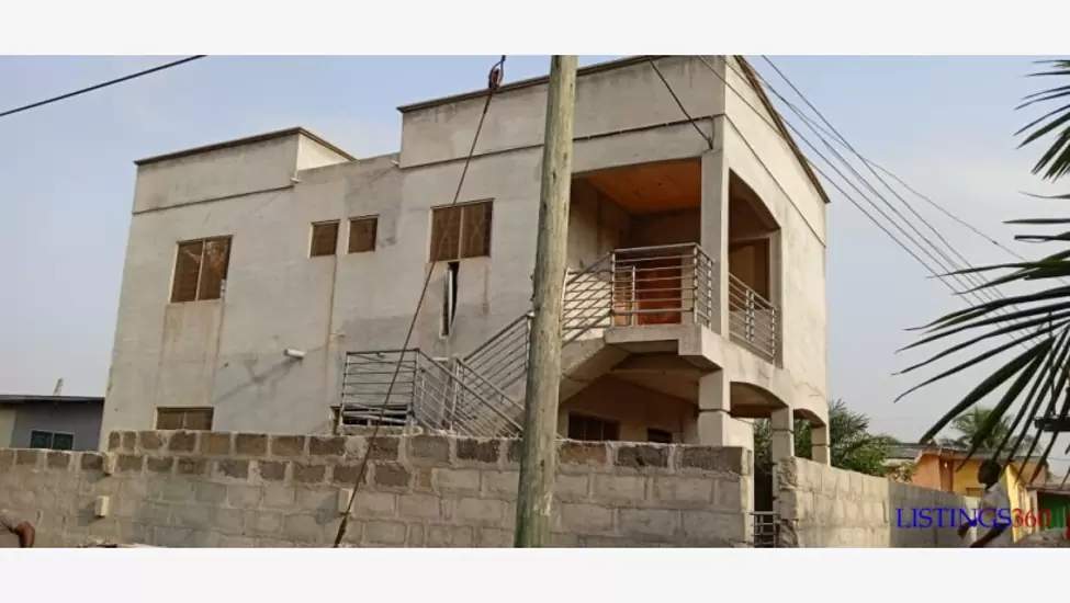 GH¢750,000 FREEHOLD & ROOFED STOREY 4 BEDROOM STOREY HOUSE AT SAKAMAN DANSOMAN ACCRA